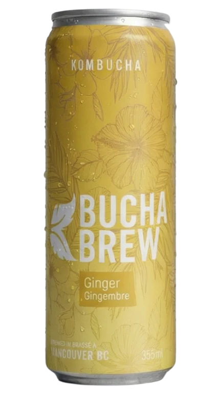 Bucha Brew Ginger can